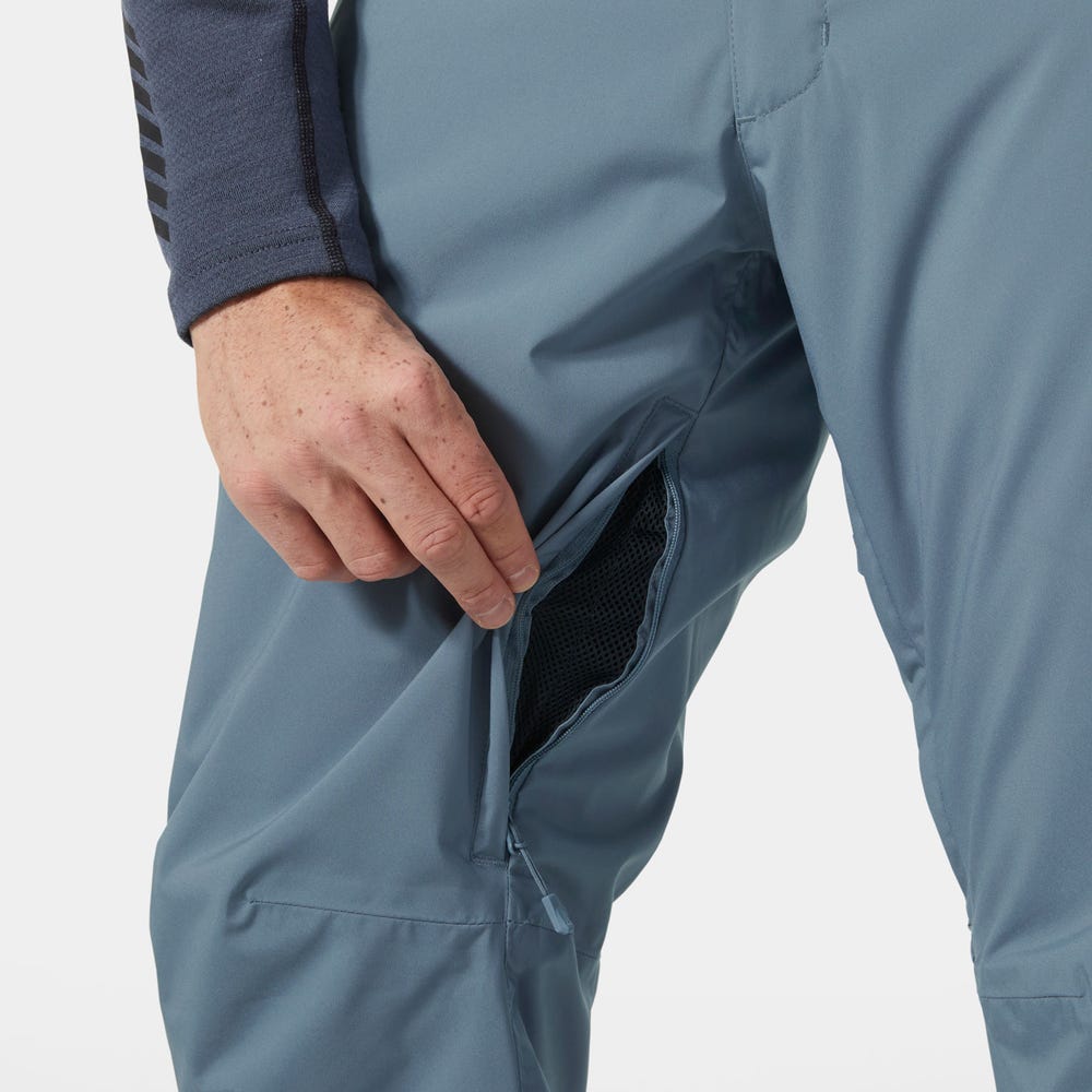 Men's Insulated Ski Pants - Gray Green