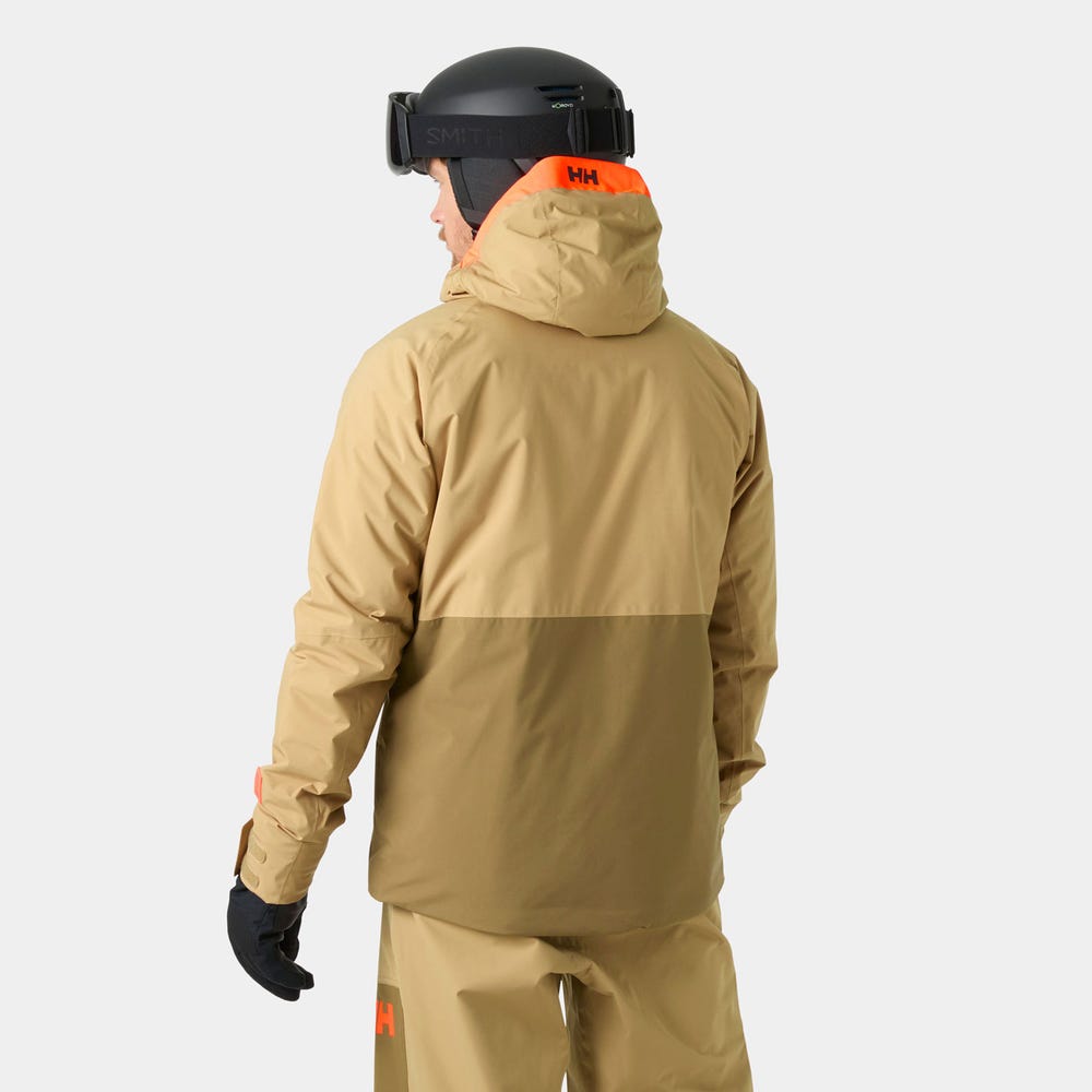 Men's Insulated Waterproof Ski Jacket - Green
