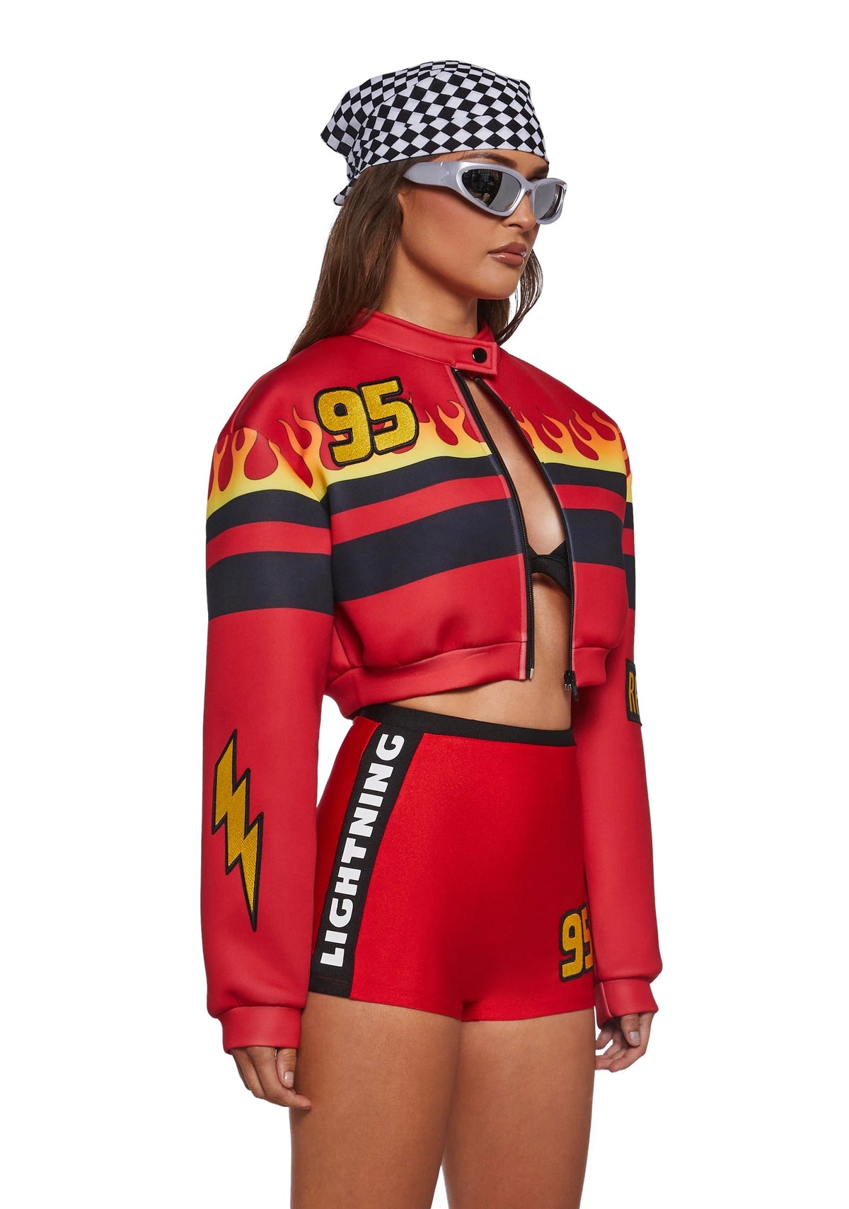 Racing Driver Costume Set - Red