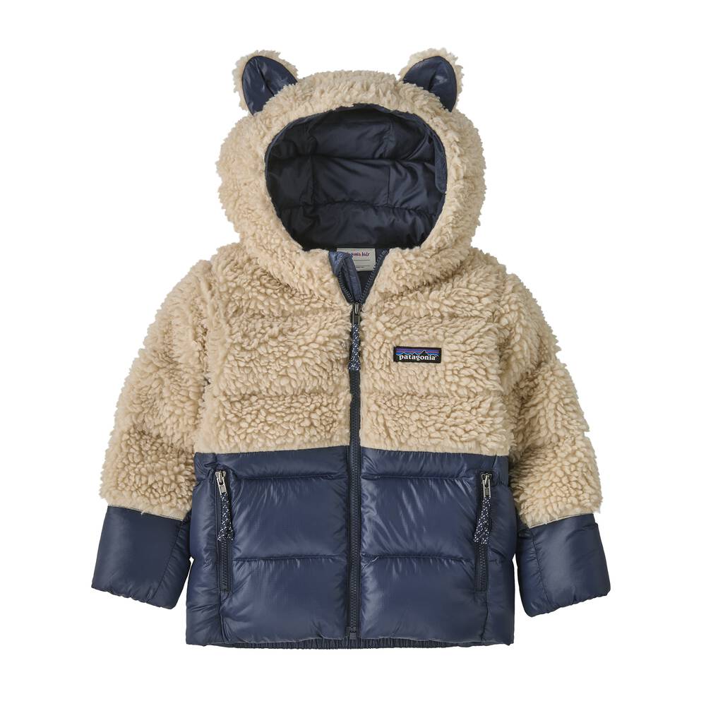 Baby Insulated Ear Hood Jacket - Navy