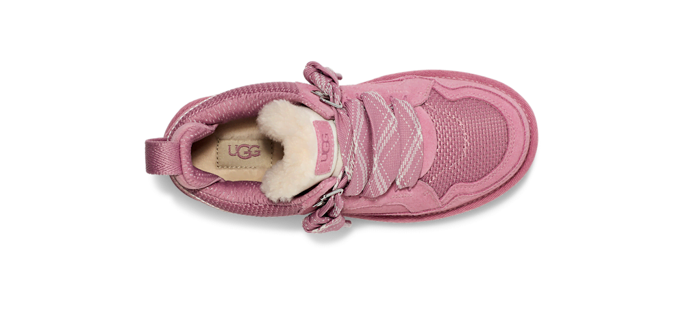 Kids' Suede Mesh Sneaker - Dusted Iris