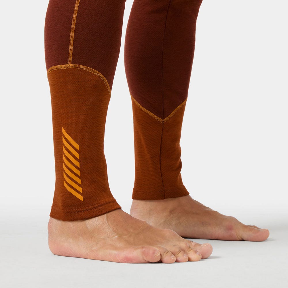 Men's Merino Wool Base Layer Pants - Blue