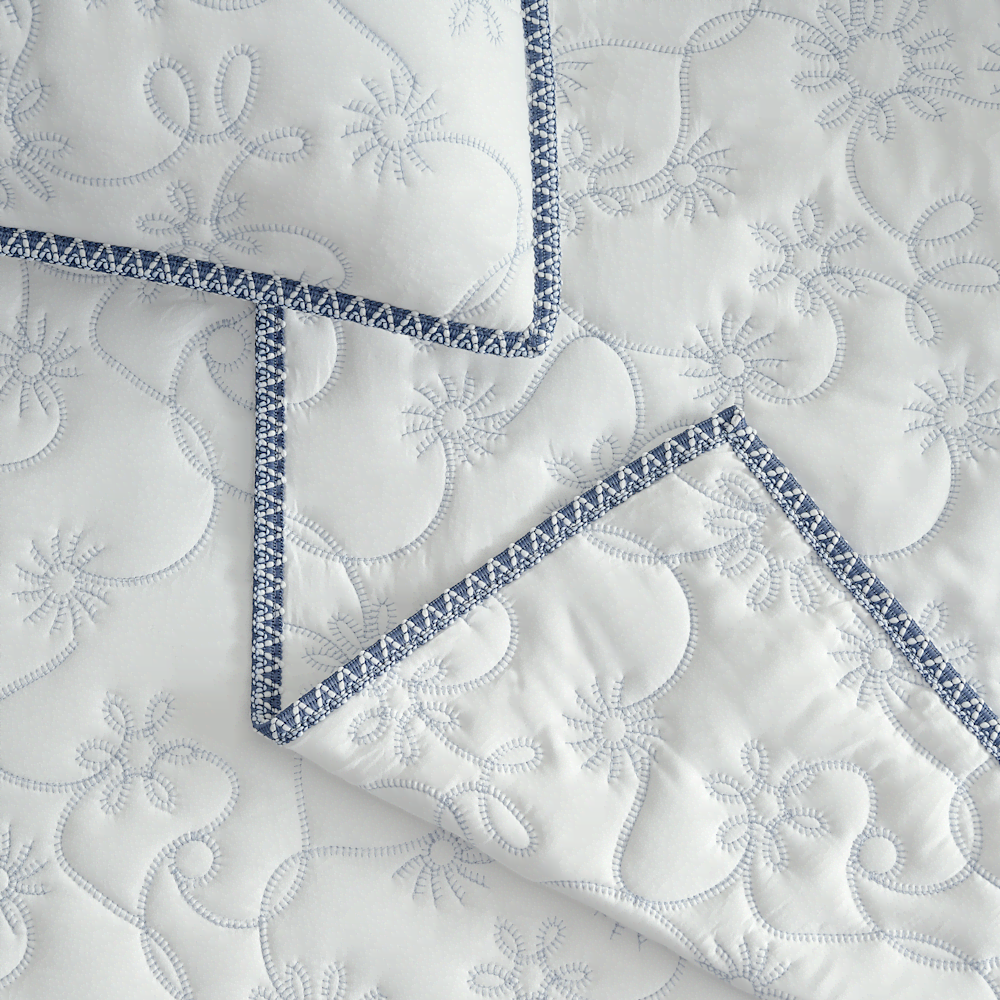 Queen Microfiber Quilt Set
