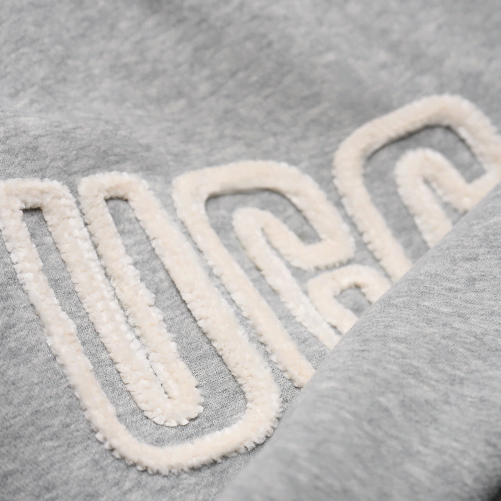 Women's Chenille Appliqué Crewneck Sweatshirt - Chestnut