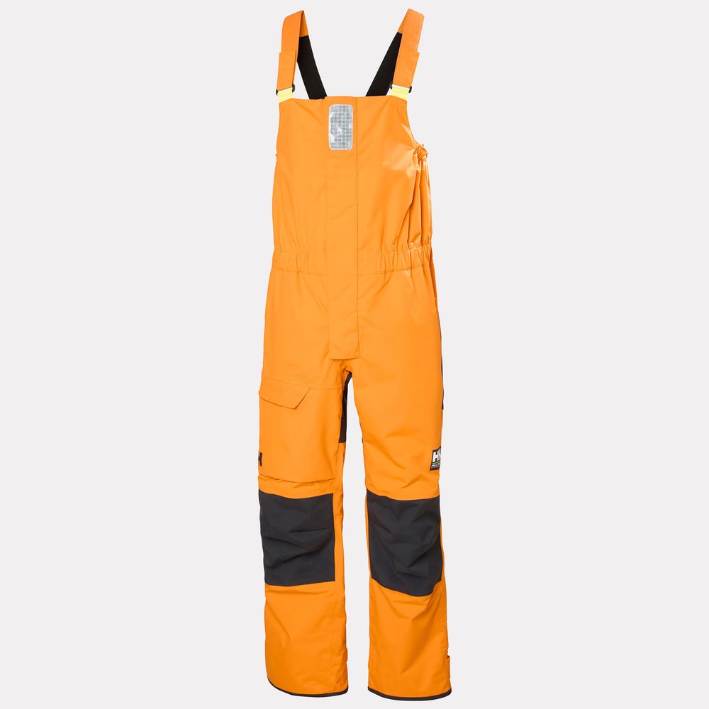 Men's Waterproof Sailing Bib Pants - Orange