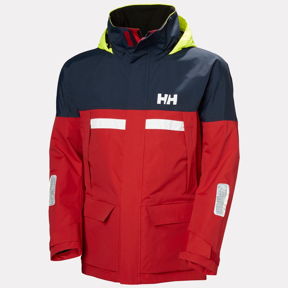Men's Waterproof Sailing Jacket - Red
