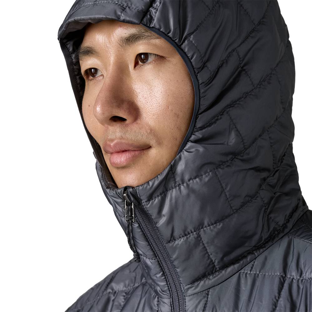 Men's Insulated Hooded Jacket - Brown