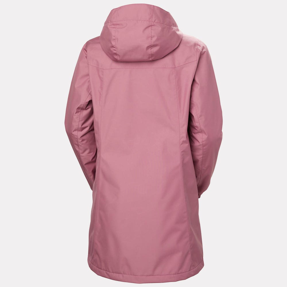 Women's Insulated Rain Coat - White