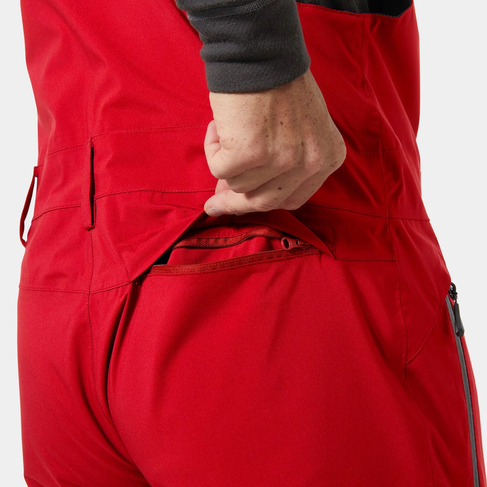 Men's Insulated Ski Bib Pants - Green