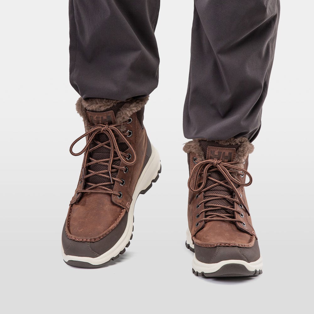 Men's Waterproof Insulated Winter Boots - Brown