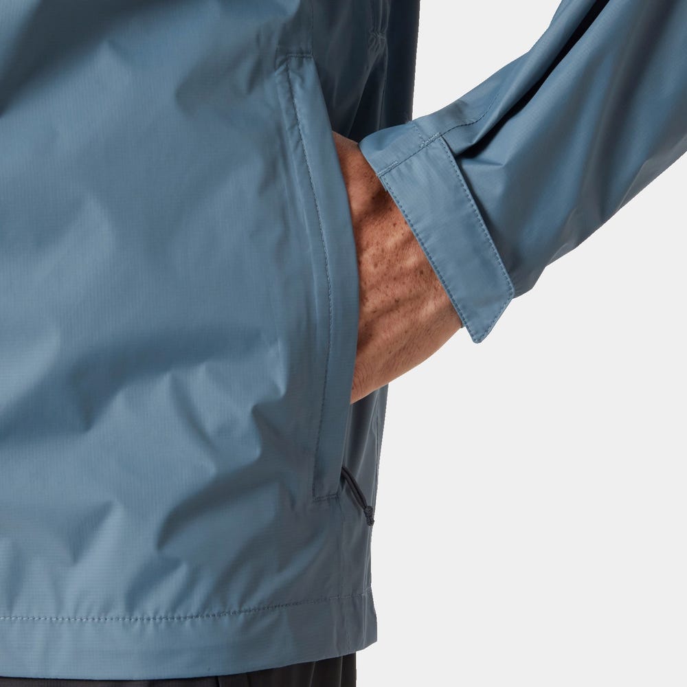 Men's Packable Waterproof Shell Jacket - Green