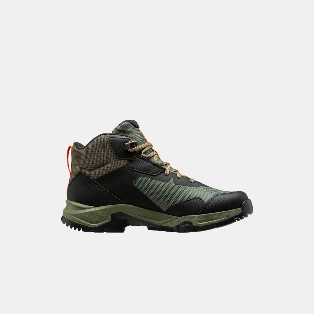Men's Waterproof Mid Hiking Boots - Green