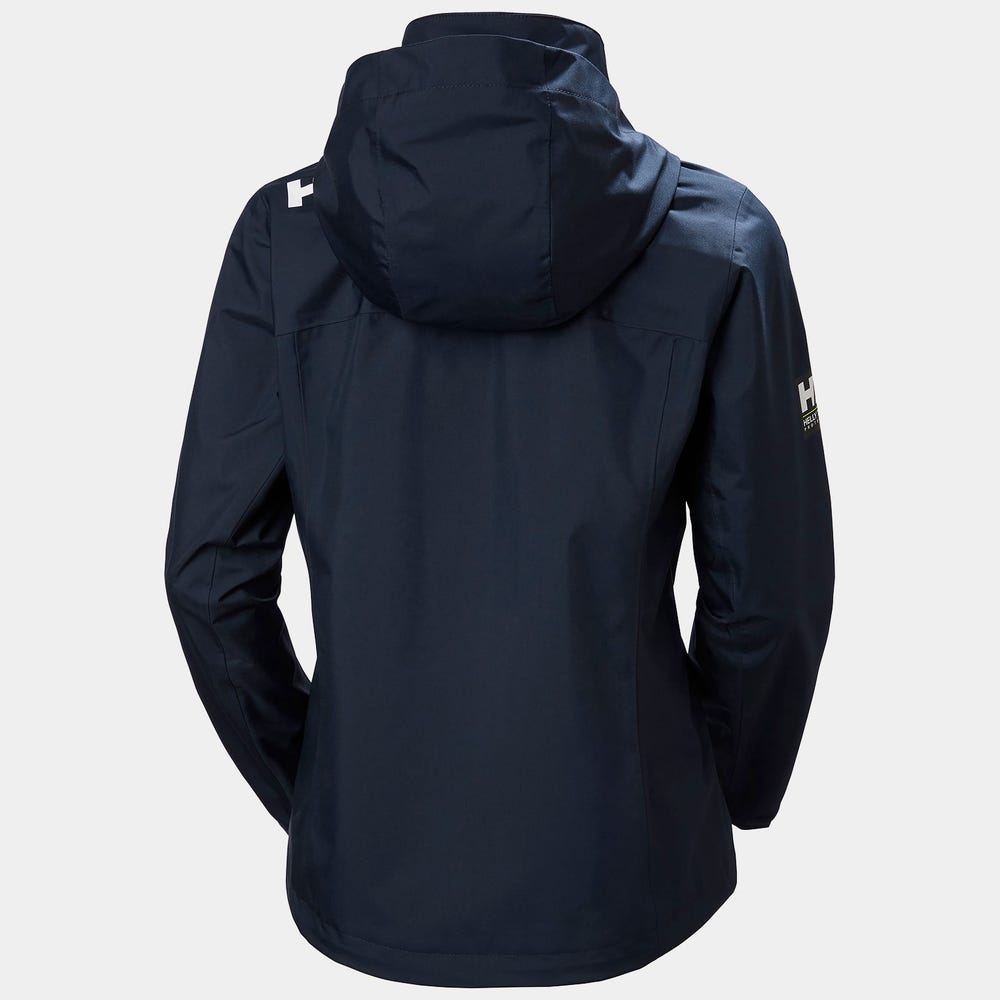 Women's Hooded Sailing Rain Jacket - Black