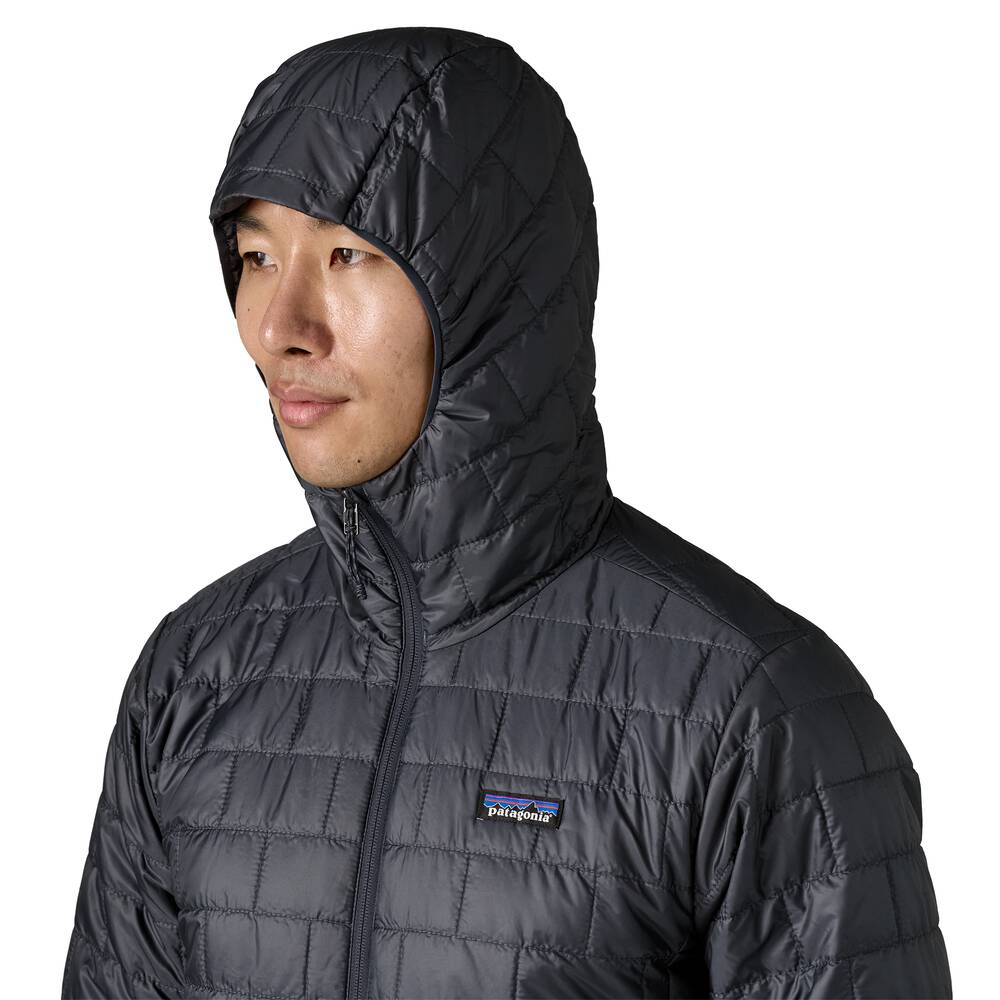 Men's Insulated Hooded Jacket - Brown