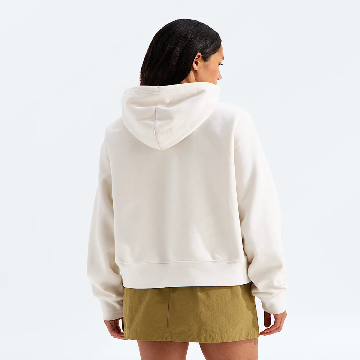 Women's Boxy Oversized Hoodie - Cream