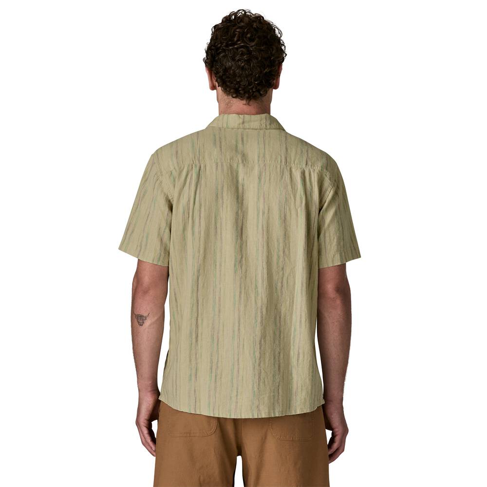 Men's Hemp Cotton Button-Up Shirt - Stone