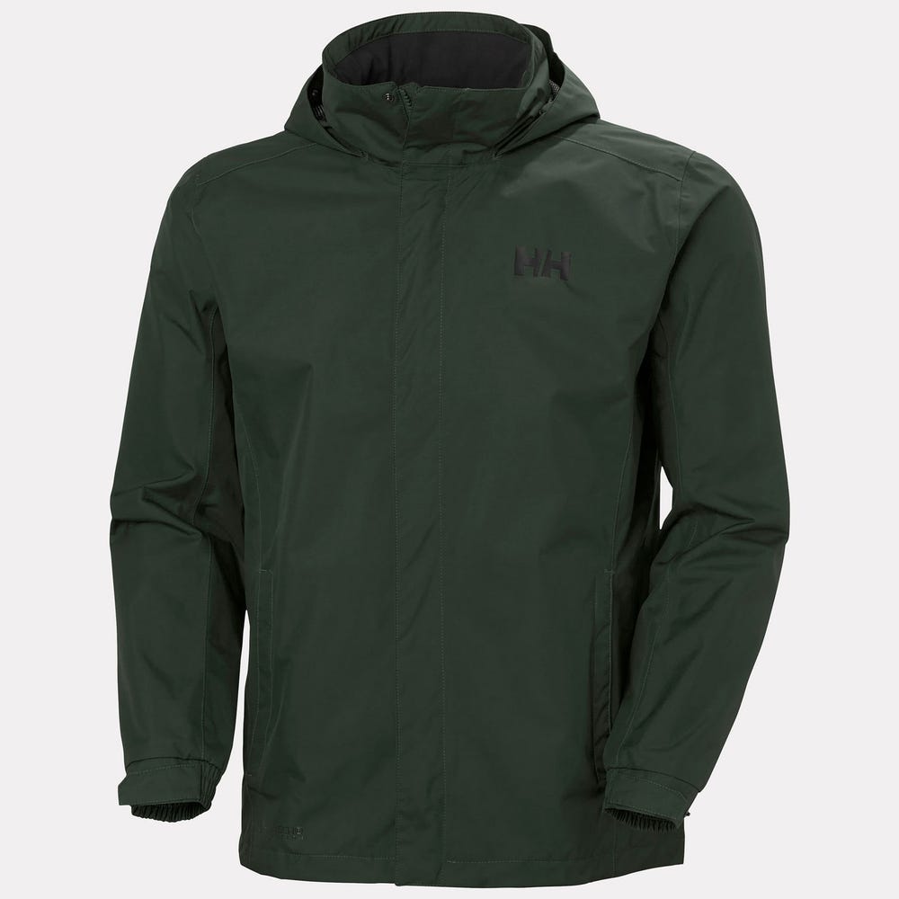 Men's Waterproof Rain Jacket - Green
