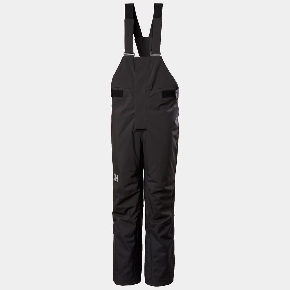 Juniors' Insulated Ski Bib Pants - Black
