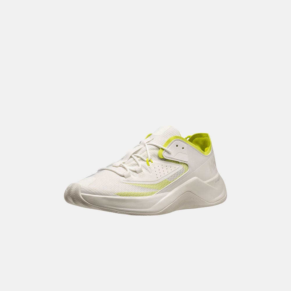 Men's Sailing Deck Shoes - Off-White Black