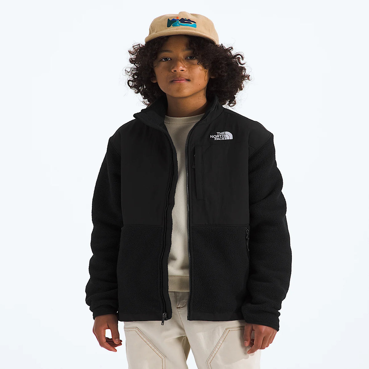 Kids' Full-Zip Fleece Jacket - Black