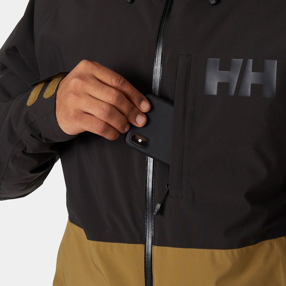 Men's Insulated Waterproof Ski Jacket - Green