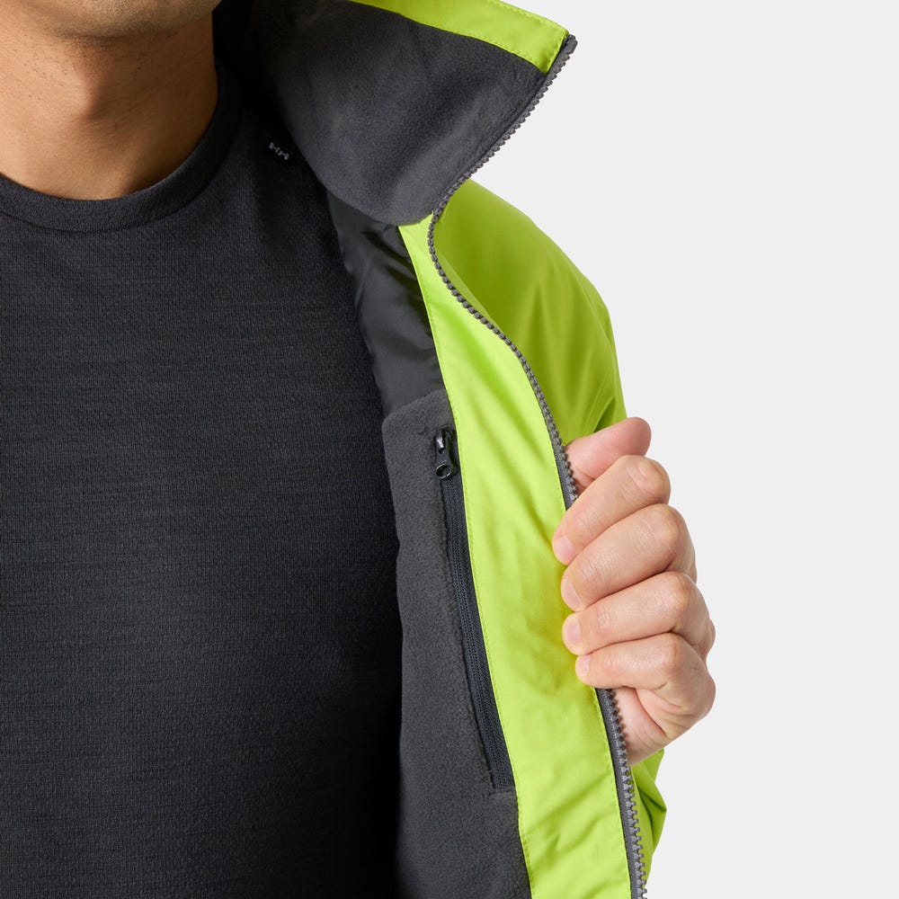 Men's Hooded Insulated Sailing Jacket - Navy