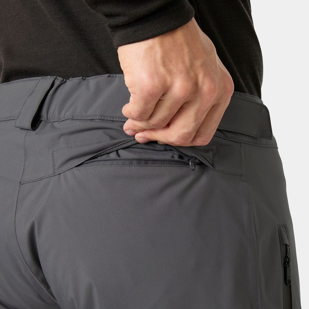Men's Insulated Ski Pants - Gray Green