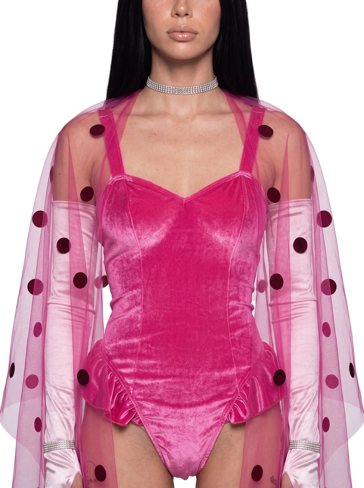 Pink Puppet Character Costume