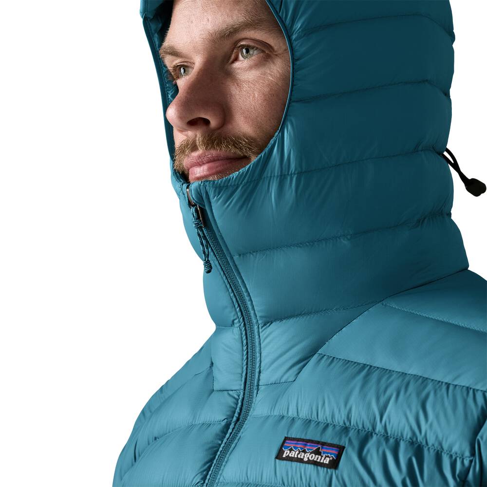 Men's 800-Fill Down Hooded Jacket - Purple
