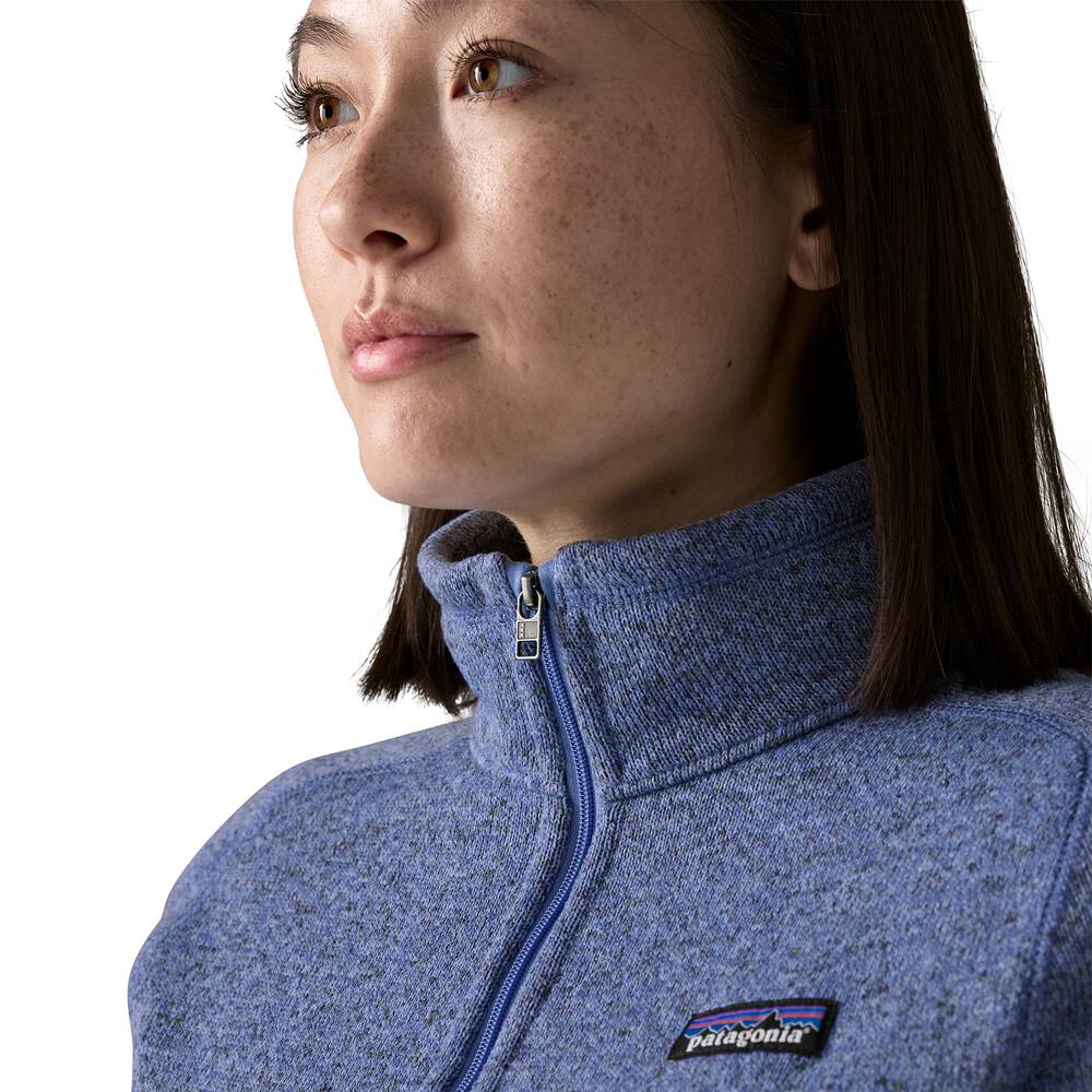 Women's Recycled Knit Fleece Jacket - Black