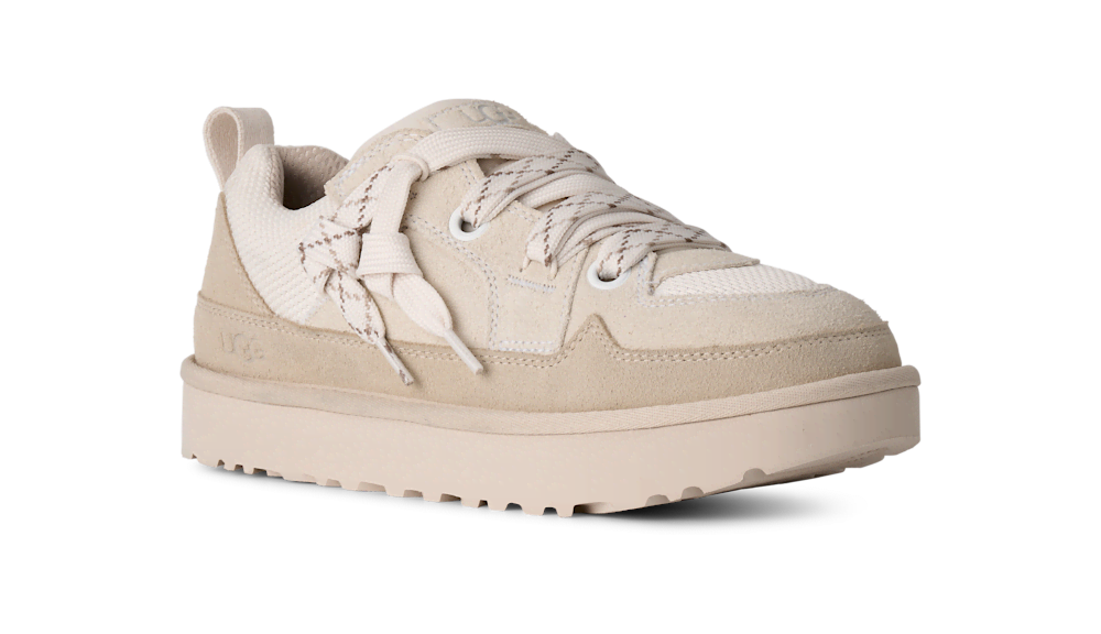 Men's Suede and Mesh Low Top Sneakers - Blue