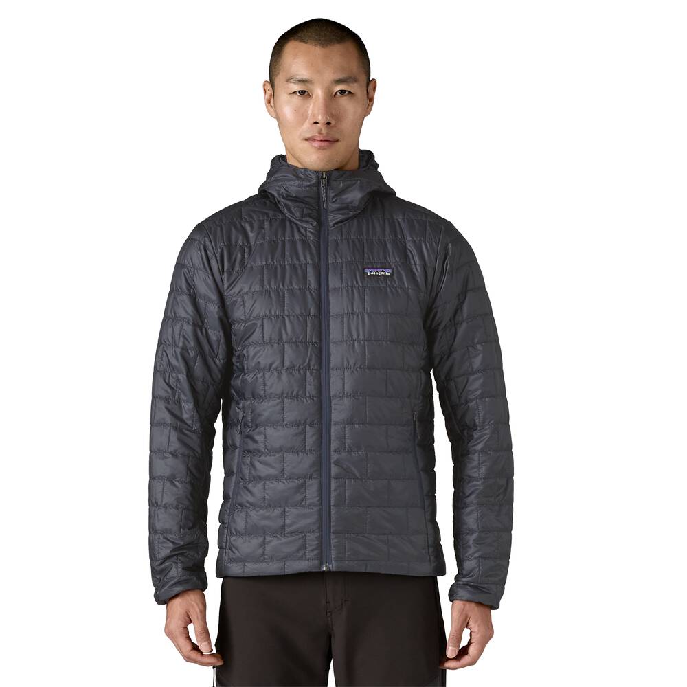 Men's Insulated Hooded Jacket - Brown