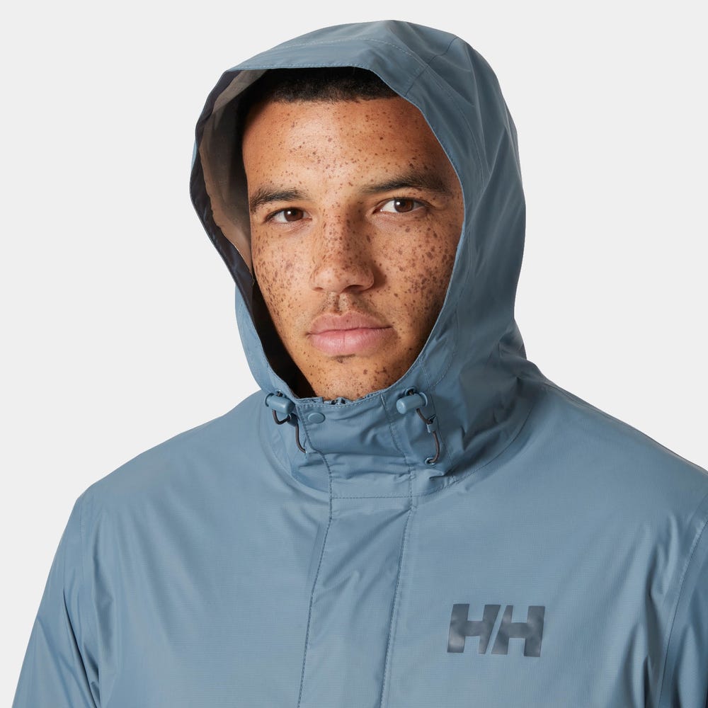 Men's Packable Waterproof Shell Jacket - Green