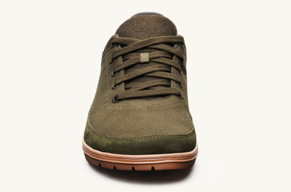 Women's Canvas & Wool Sneaker - Vanilla