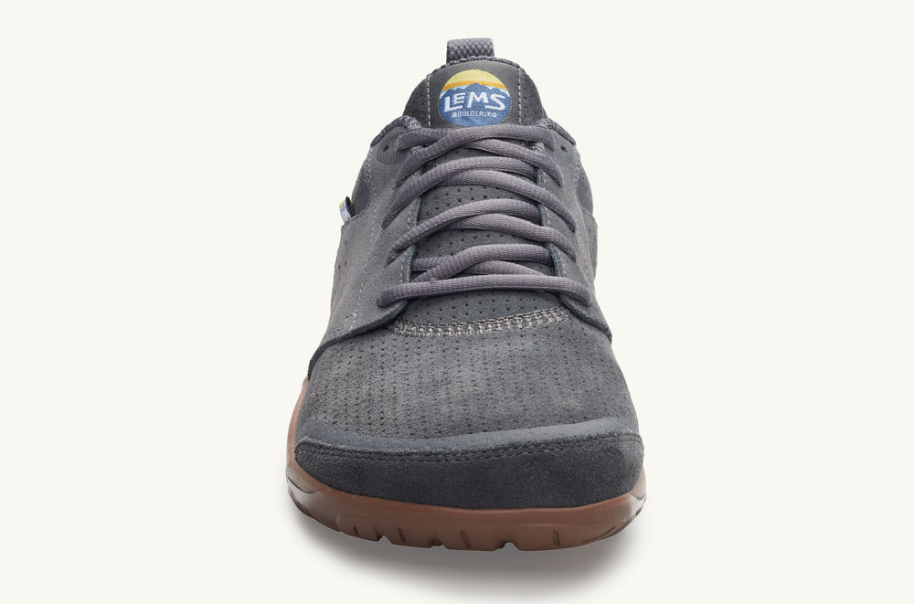 Men's Suede Minimal Sneaker - Gray