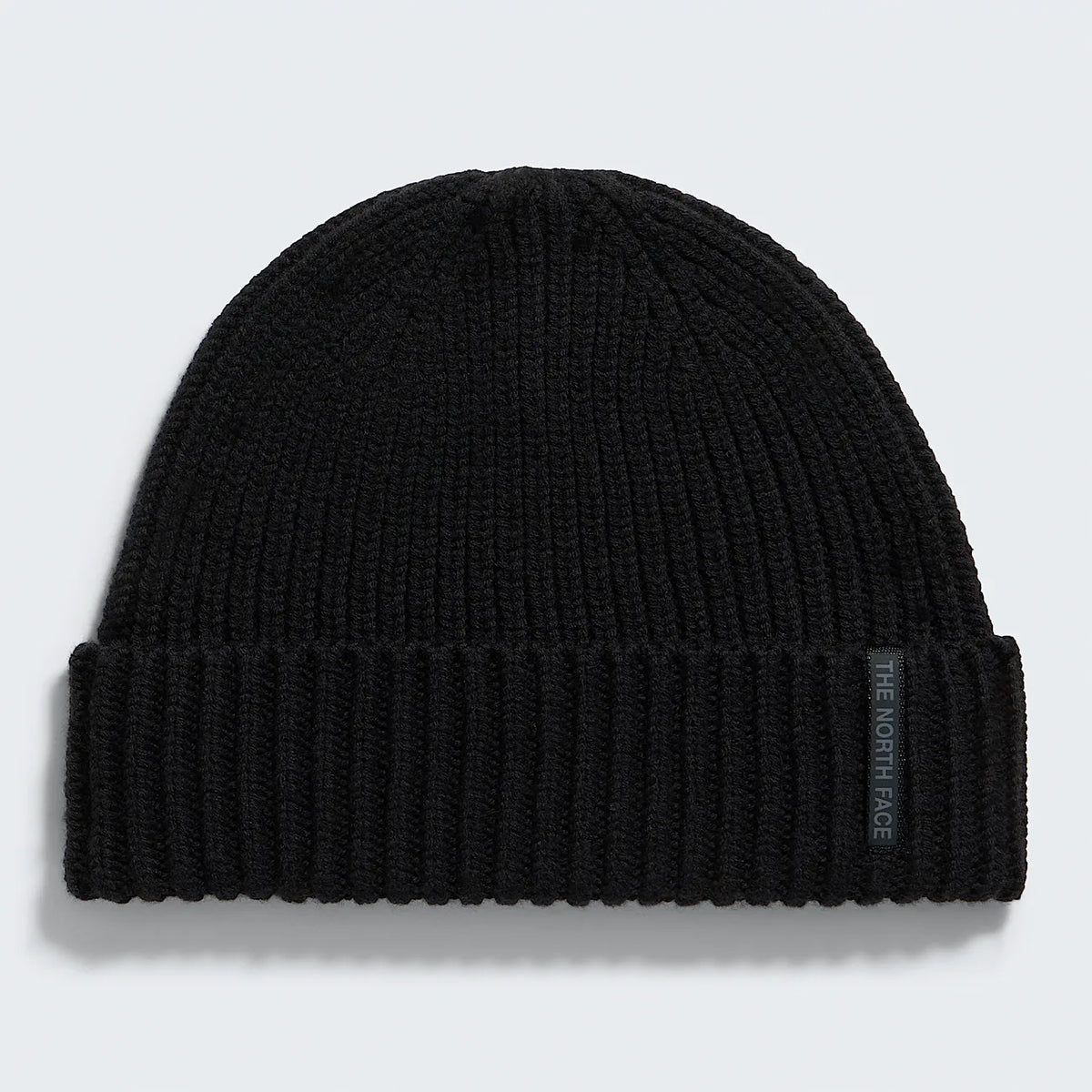 Wool-Blend Knit Beanie - Black