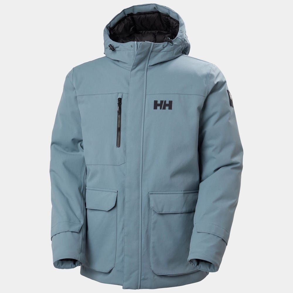 Men's Waterproof Down Parka - Pebble