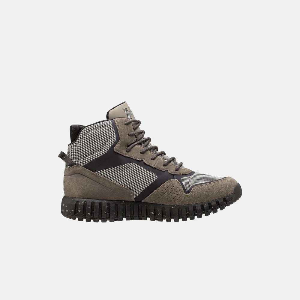 Men's Waterproof Suede Hiking Boots - Brown