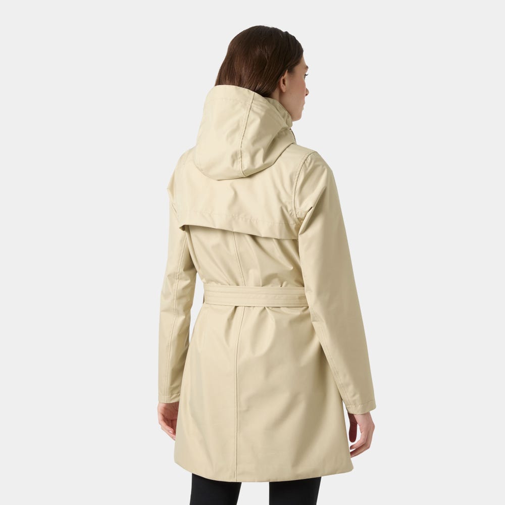 Women's Waterproof Trench Coat - Speckled