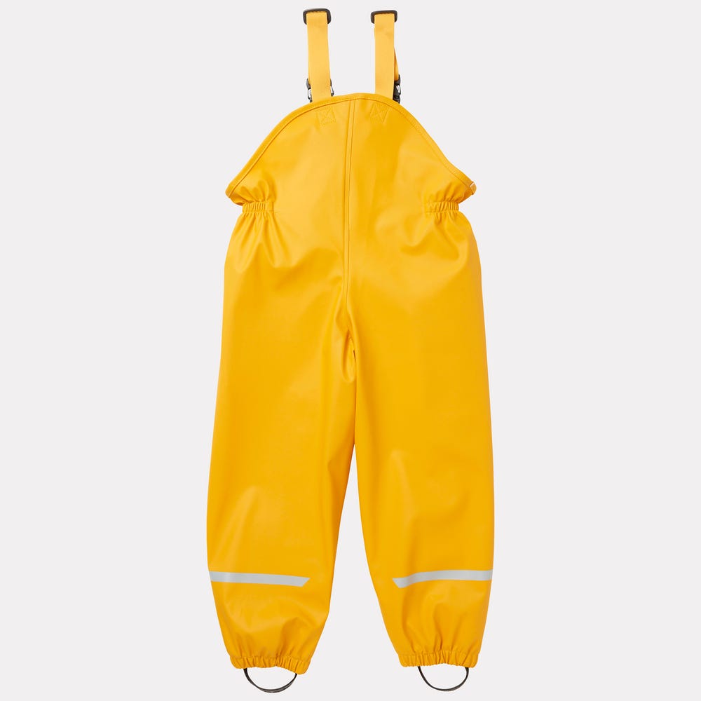Kids' Waterproof Jacket And Bib Rain Set - Yellow