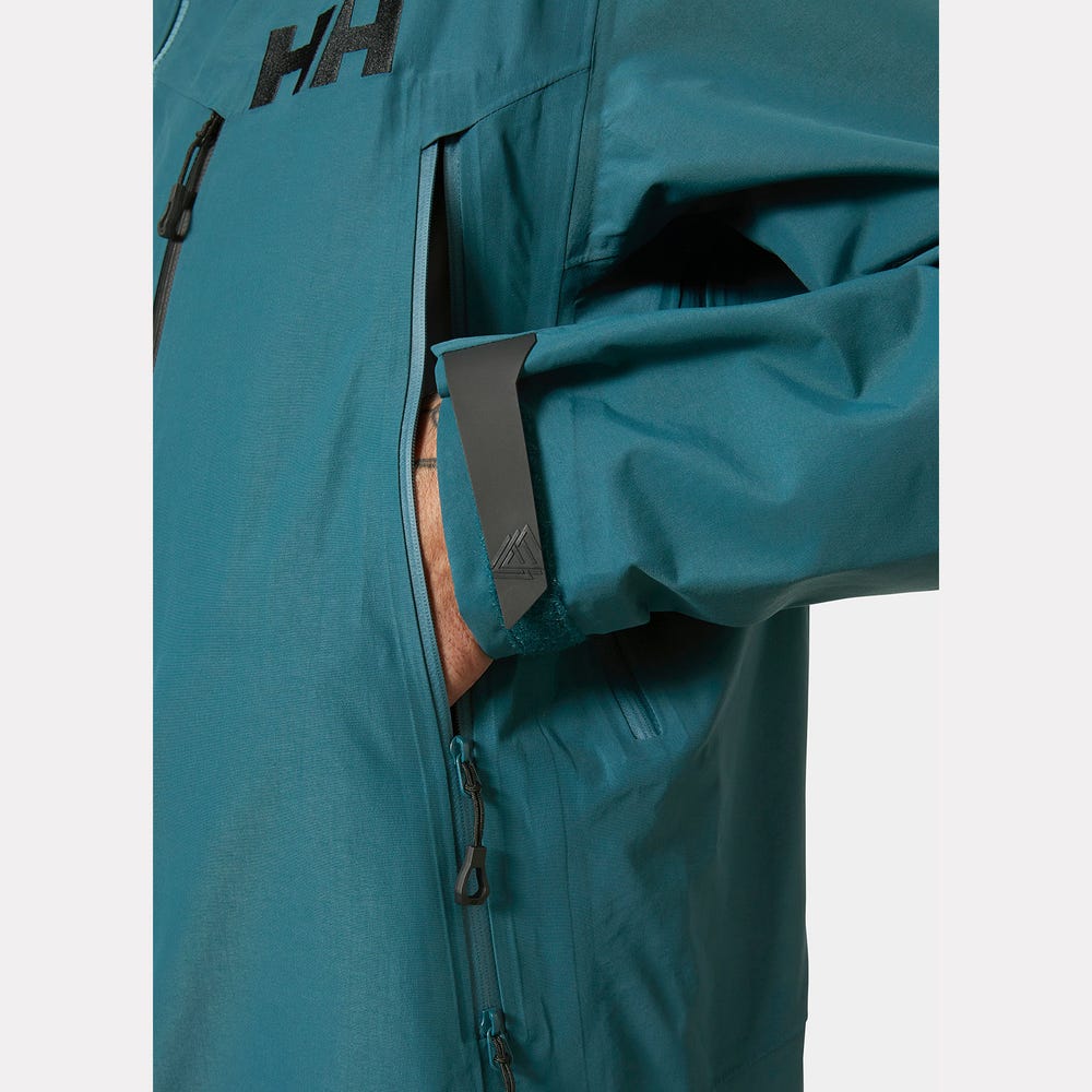 Men's 3-Layer Waterproof Shell Jacket - Blue