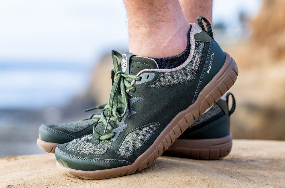 Men's Recycled Material Minimalist Sneaker - Jade