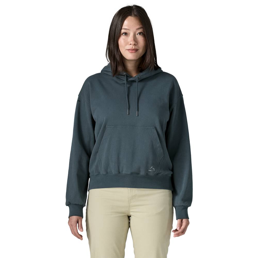 Women's Embroidered Pullover Hoodie - Taupe