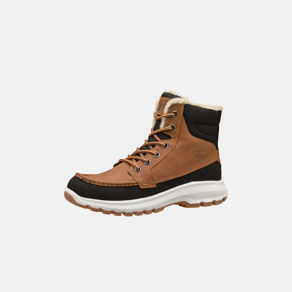Men's Waterproof Insulated Winter Boots - Brown