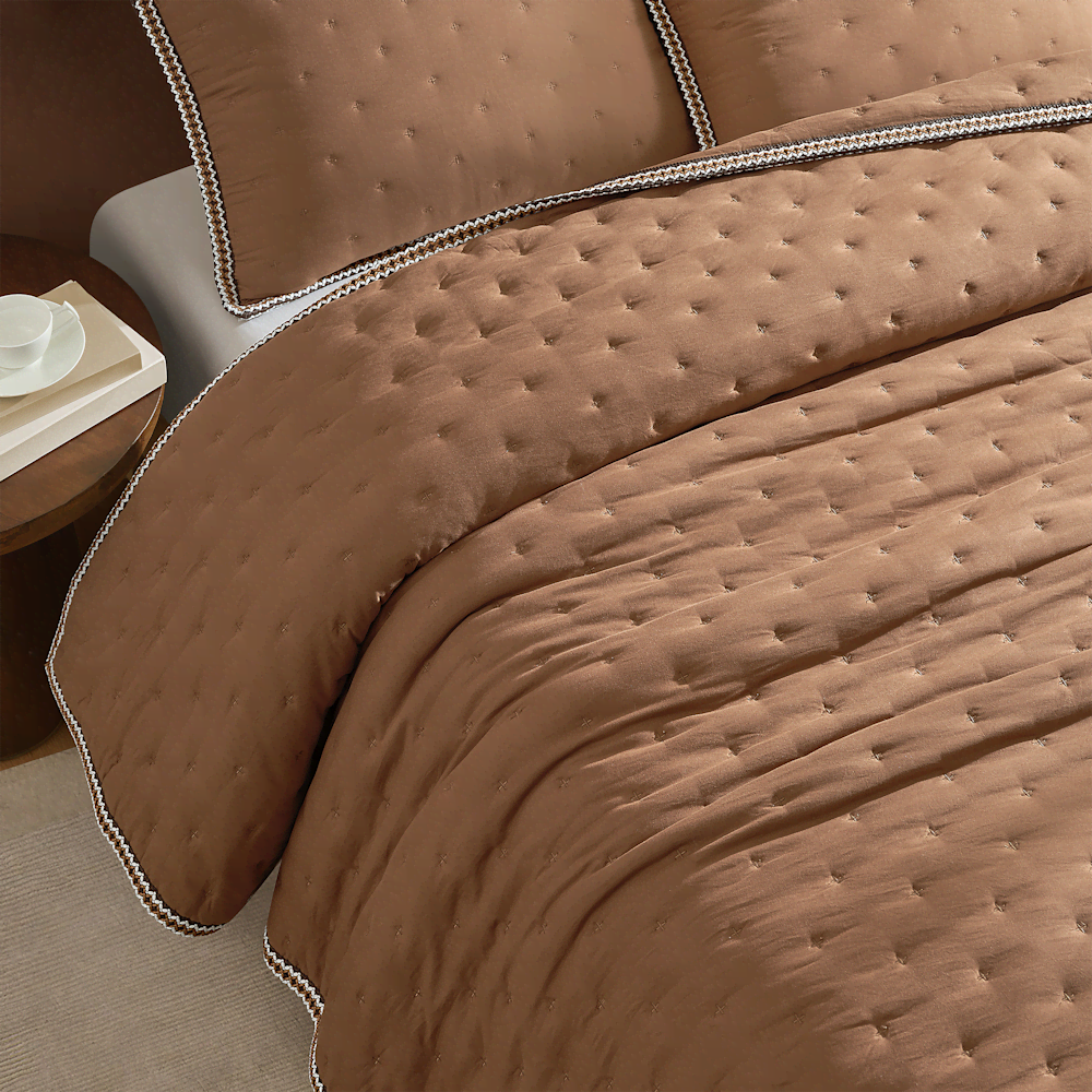 Twin Microfiber Quilt Set