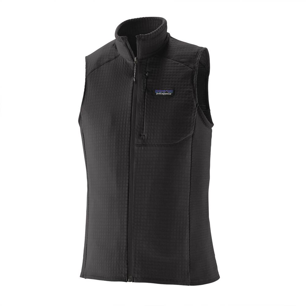 Women's Stretch Grid Fleece Vest - White