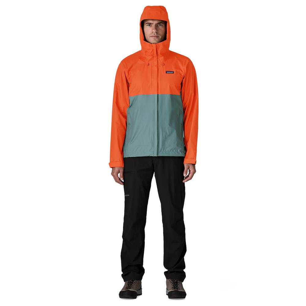 Men's 3-Layer Waterproof Rain Jacket - Gray