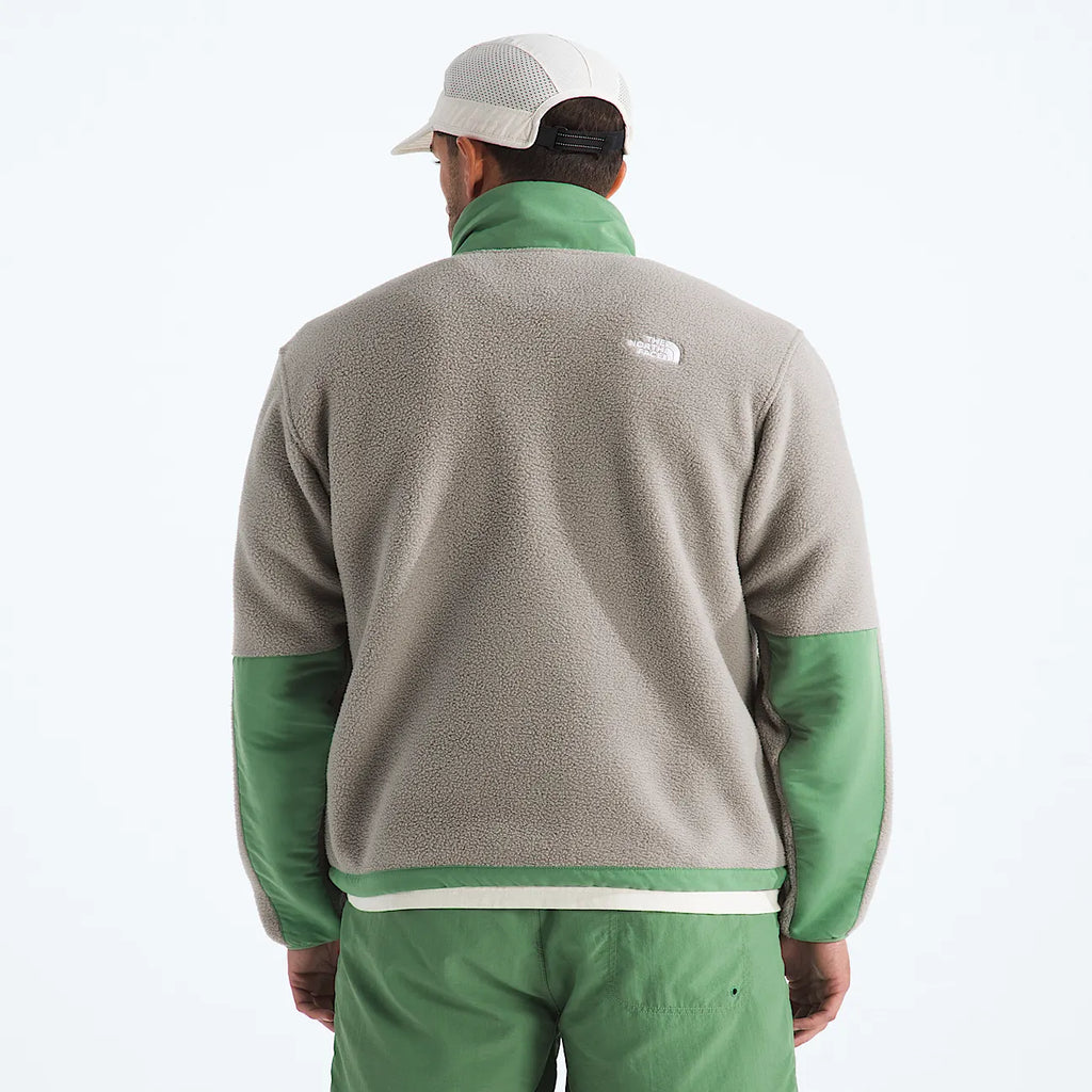 Men's Half-Zip Fleece Jacket - Green
