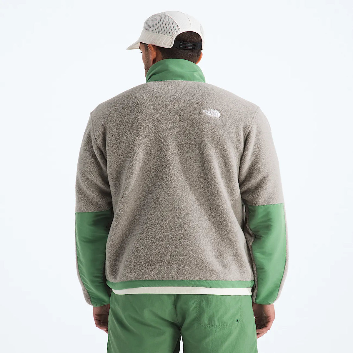 Men's Half-Zip Fleece Jacket - Green