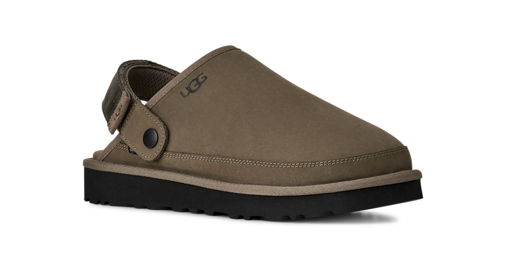 Men's Nubuck Convertible Strap Clog - Olive